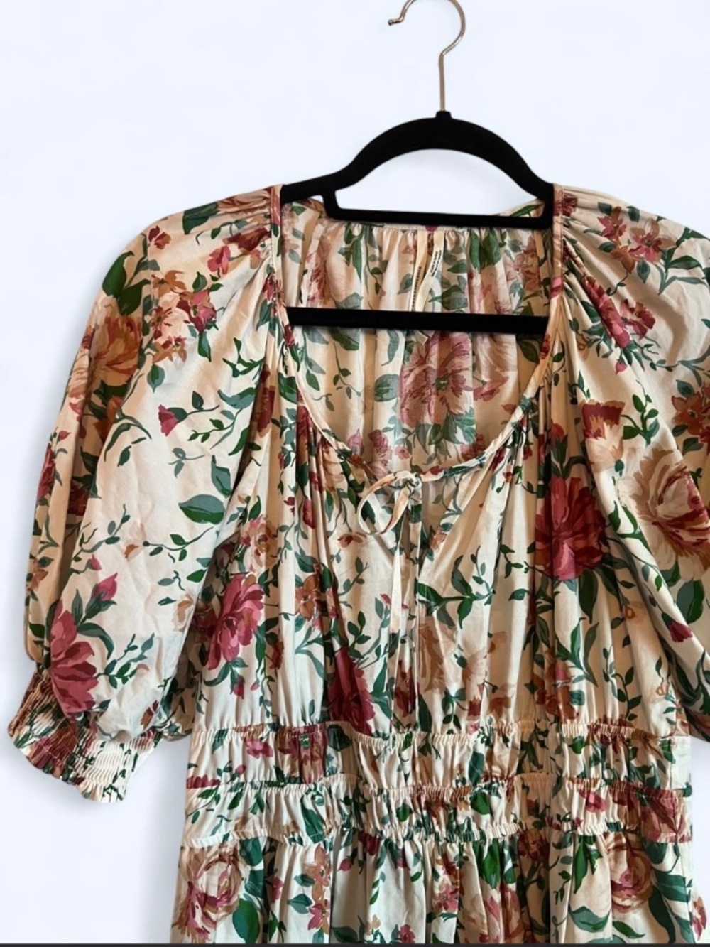 Anthropologie Somerset Floral Maxi Dress S Cottagecore Garden Party - Picture 4 of 8
